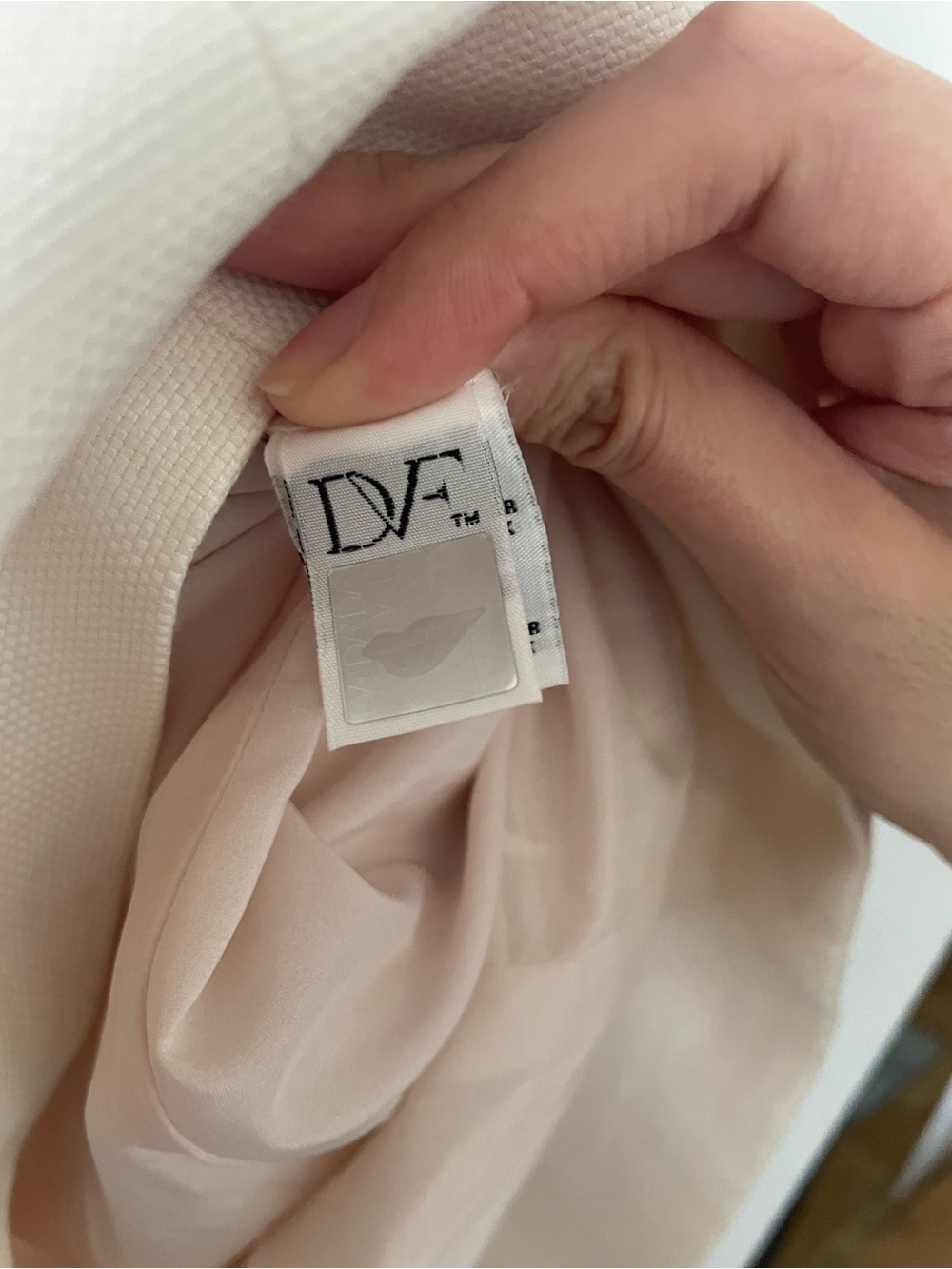 DVF Delian canvas linen peplum dress - Picture 6 of 11